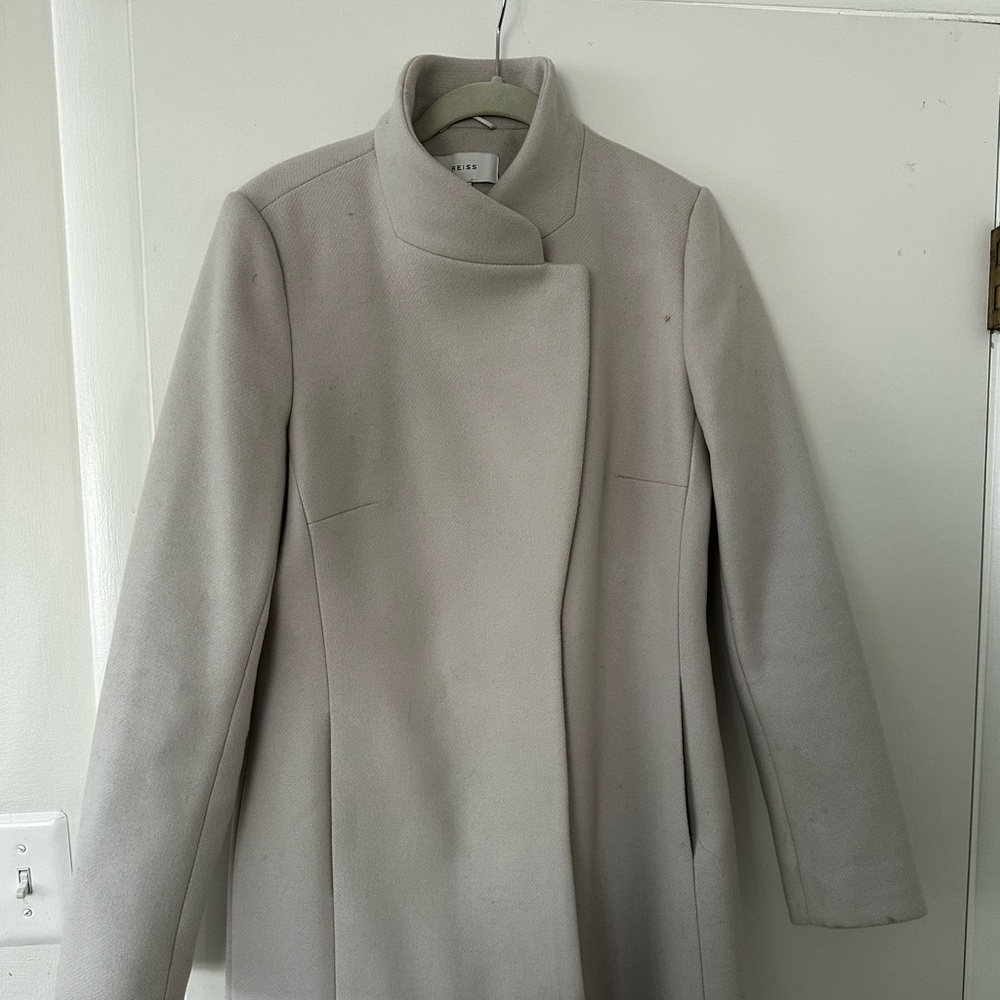 Reiss Light Purple Long Coat